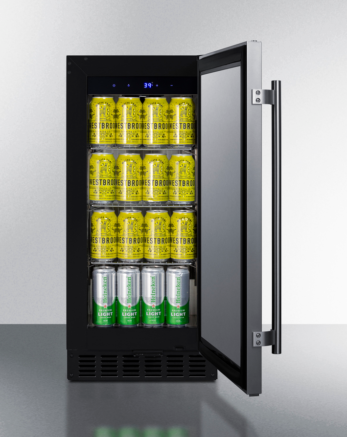 Summit 15" Wide Built-In All-Refrigerator, ADA Compliant Refrigerator Accessories Summit Appliance   