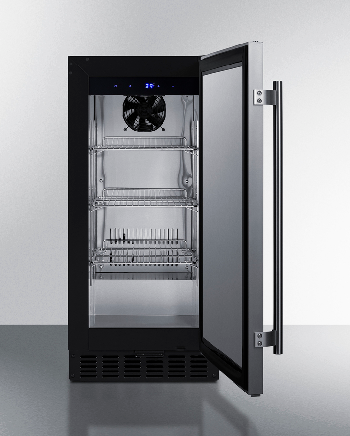 Summit 15" Wide Built-In All-Refrigerator, ADA Compliant Refrigerator Accessories Summit Appliance   