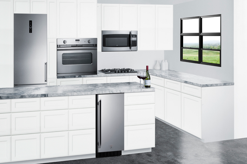 Summit 15" Wide Built-In All-Refrigerator, ADA Compliant Refrigerator Accessories Summit Appliance   