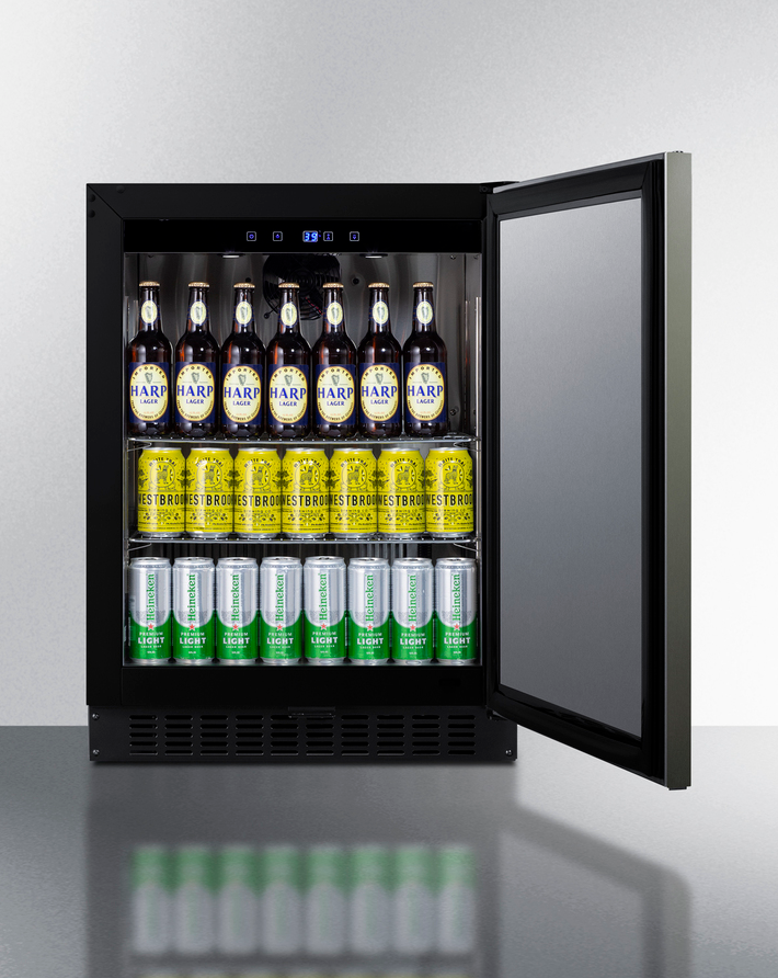 Summit 24" Wide Built-In All-Refrigerator, ADA Compliant Refrigerator Accessories Summit Appliance   