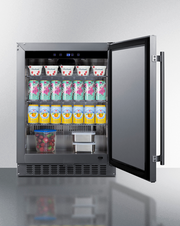 Summit 24" Wide Built-In All-Refrigerator, ADA Compliant Refrigerator Accessories Summit Appliance   