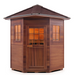 Enlighten SIERRA - 4C Peak Indoor/Outdoor Infrared Sauna sauna Enlighten Saunas Peak Roof 120V  
