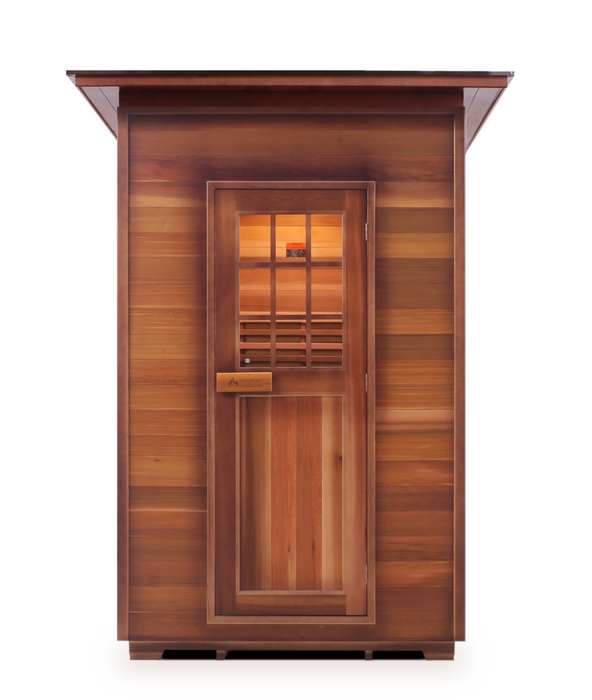 Enlighten MoonLight - 2 Person Dry Traditional Sauna Indoor/Outdoor sauna Enlighten Saunas   