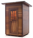 Enlighten MoonLight - 2 Person Dry Traditional Sauna Indoor/Outdoor sauna Enlighten Saunas Outdoor Slope Roof  