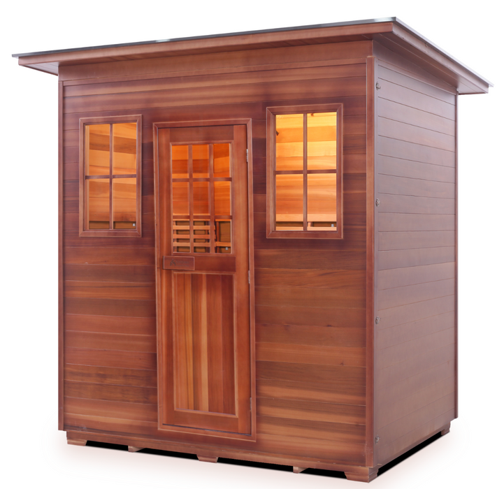 Enlighten MoonLight - 5 Person Dry Traditional Sauna Indoor/Outdoor sauna Enlighten Saunas   