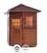 Enlighten MoonLight 4C | 4 Person Dry Traditional Sauna - Corner Indoor/Outdoor sauna Enlighten Saunas   