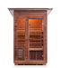Enlighten SunRise - 2 Person Dry Traditional Sauna Indoor/Outdoor sauna Enlighten Saunas Outdoor Slope Roof  