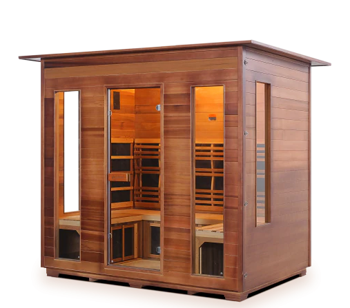 Enlighten SunRise - 5 Person Dry Traditional Sauna Indoor/Outdoor sauna Enlighten Saunas Indoor  