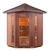Enlighten SunRise 4C | 4 Person Dry Traditional Sauna - Corner Indoor/Outdoor sauna Enlighten Saunas Outdoor Peak Roof  