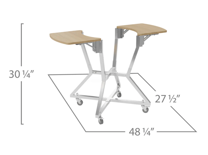 Outdoor Kitchen Stainless Steel Kamado Cart BBQ GRILL New Age   