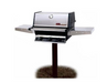MHP THRG2 Hybrid Natural Gas Grill W/ SearMagic Grids On In-Ground Post BBQ GRILL CG Products   