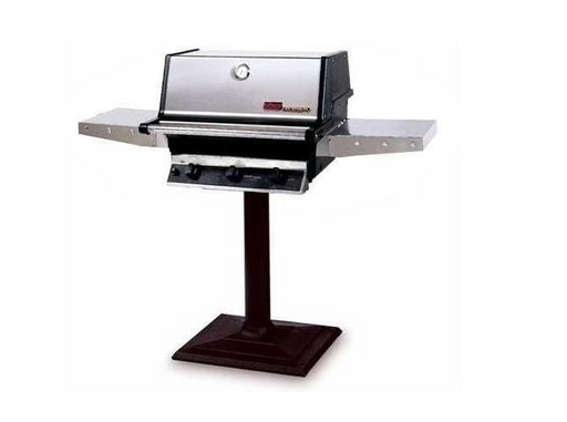 MHP THRG Hybrid Natural Gas Grill W/ SearMagic Grids On Bolt Down Post BBQ GRILL CG Products   