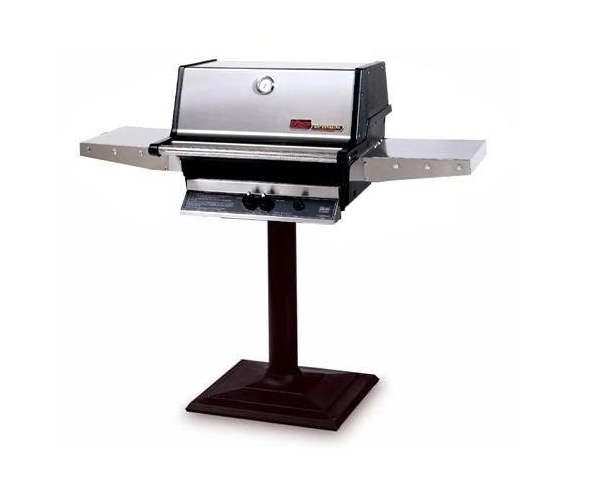 MHP TJK2-NS Natural Gas Grill W/ SearMagic Grids On Bolt Down Post BBQ GRILL CG Products   