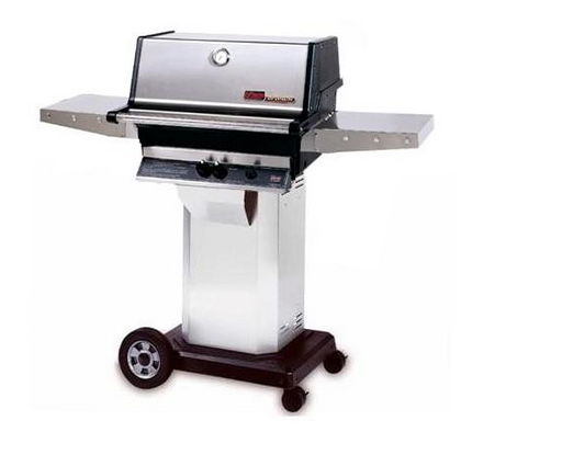 MHP TKJ2 Natural Gas Grill W/ Stainless Steel Grids On Stainless Steel Cart BBQ GRILL CG Products   
