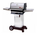 MHP TKJ2 Natural Gas Grill W/ Stainless Steel Grids On Stainless Steel Cart BBQ GRILL CG Products   