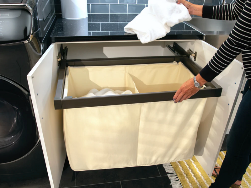 Home Laundry Room 8 Piece Cabinet Set with Single Drawer Cabinet, Sink, Faucet and Shelf Cabinets & Storage New Age   