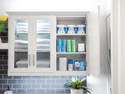 Home Laundry Room 9 Piece Cabinet Set with Single Drawer Cabinet, Sink and Faucet Cabinets & Storage New Age   