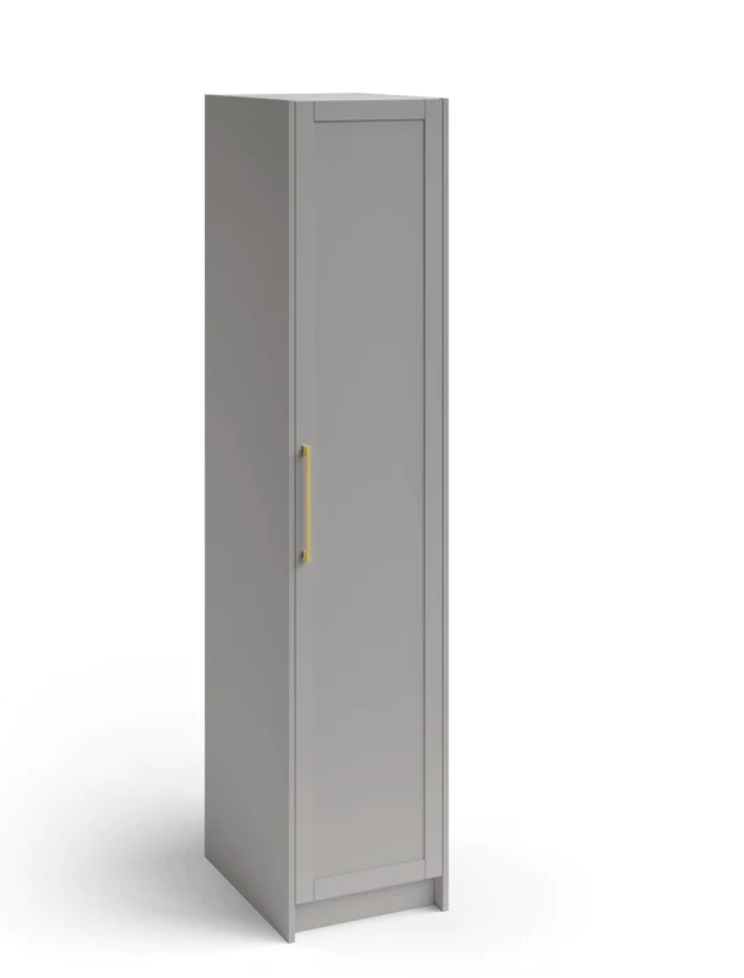 Home Pantry Cabinet with Millwork 18'' Cabinets & Storage New Age Gray  