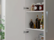 Home Extended Pantry Cabinet with Millwork 18'' Cabinets & Storage New Age   