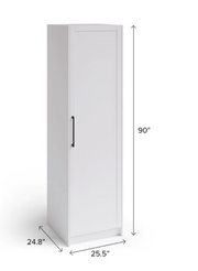 Home Extended Pantry Cabinet with Millwork 24'' Cabinets & Storage New Age   