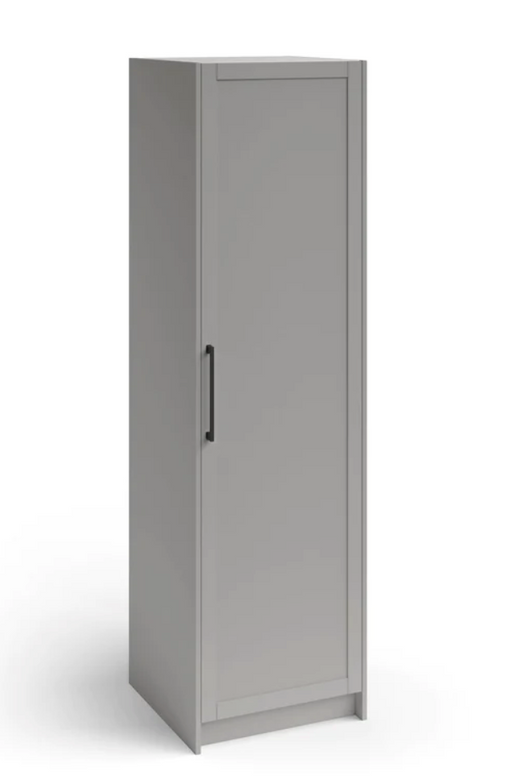 Home Pantry Cabinet with Millwork 24'' Cabinets & Storage New Age Gray  