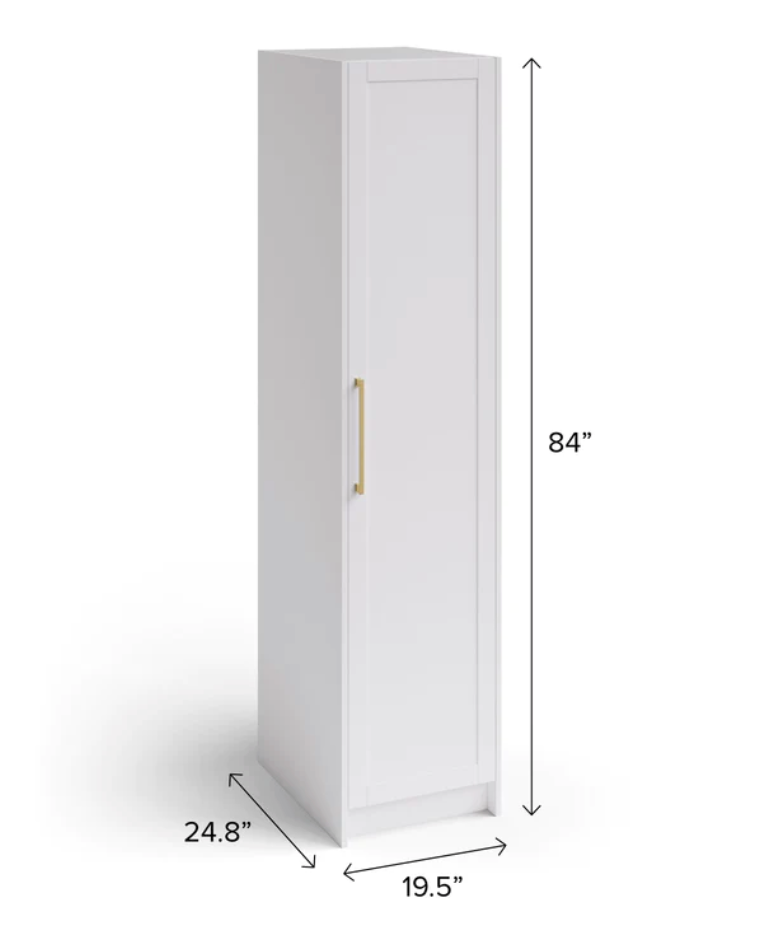 Home Pantry Cabinet with Millwork 18'' Cabinets & Storage New Age   