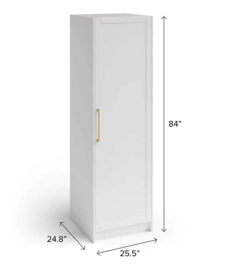 Home Pantry Cabinet with Millwork 24'' Cabinets & Storage New Age   