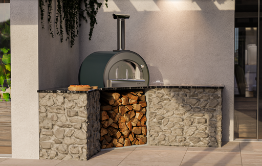 Piccolo Pizza Oven Built in - Anthracite Wood fire Pizza Ovens Alphapro Ltd   