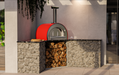Piccolo Pizza Oven Built in - Poppy Red Wood fire Pizza Ovens Alphapro Ltd   