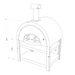 Titano Pizza Oven Built in Residential & Commercial - Stainless Steel Wood fire Pizza Ovens Alphapro Ltd   