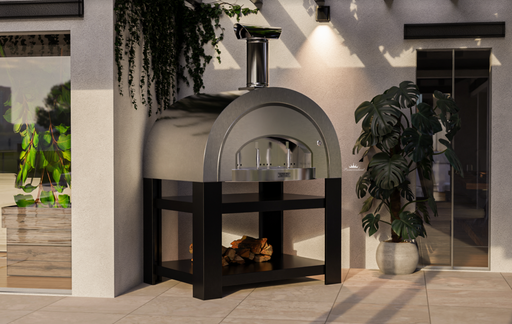 Titano Pizza Oven + Trolley Residential & Commercial - Stainless Steel Wood fire Pizza Ovens Alphapro Ltd   