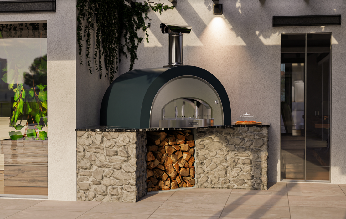 Titano Pizza Oven Built in Residential & Commercial - Anthracite Wood fire Pizza Ovens Alphapro Ltd   
