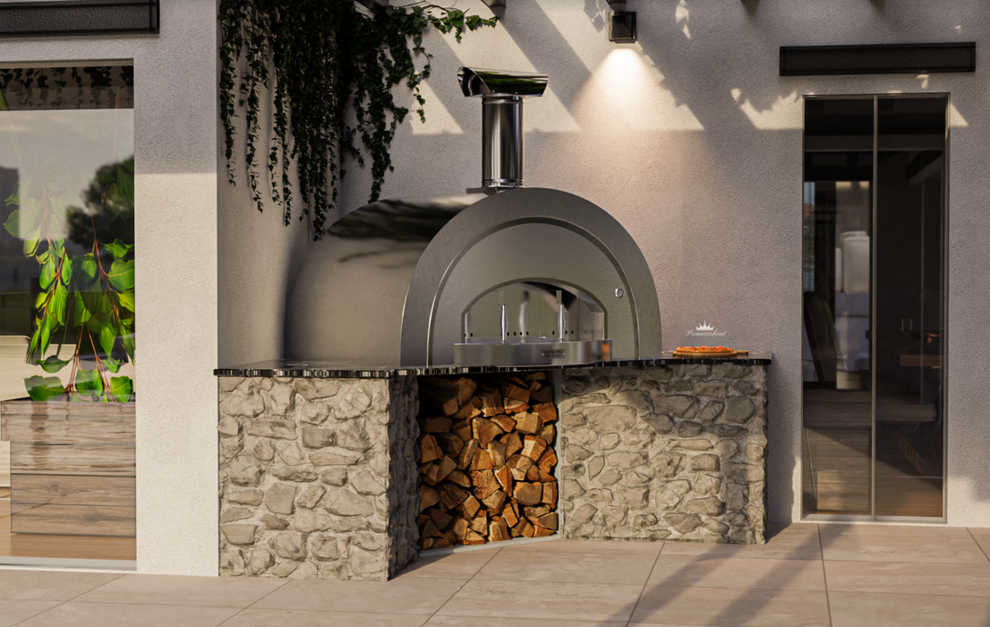 Titano Pizza Oven Built in Residential & Commercial - Stainless Steel Wood fire Pizza Ovens Alphapro Ltd   