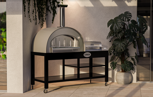 Fumoso Grande Pizza Oven & Grill Set- Antique Silver Wood fire Pizza Ovens Alphapro Ltd   