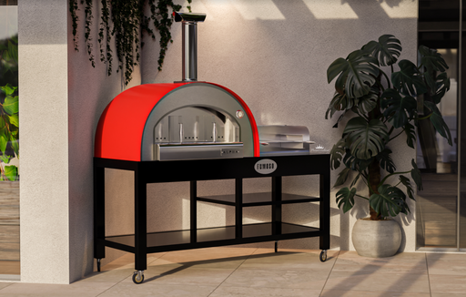 Fumoso Grande Pizza Oven & Grill Set - Poppy Red Wood fire Pizza Ovens Alphapro Ltd   