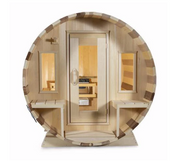 Dundalk Canadian Timber White Cedar Tranquility Outdoor | 2-4 People | Wood or Electric Heater sauna Dundalk Leisurecraft   