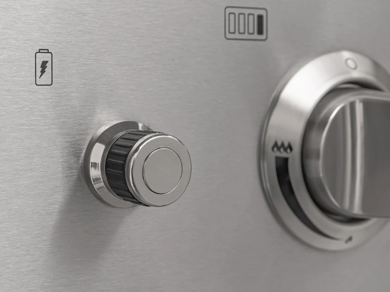 Outdoor Kitchen 10-piece Grove Stainless Steel with Drop-In Stainless Steel Platinum Grill outdoor funiture New Age   