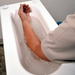 CET CryoSpa Mini Ice Bath: Lower arm therapy on the Move Ice bath CET Cryospas   