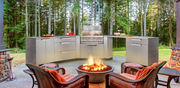 Outdoor Kitchen Stainless Steel 7 Piece Cabinet Set + Counter Top outdoor funiture New Age   
