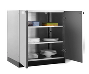 Outdoor Kitchen Stainless Steel 7 Piece Cabinet Set + Counter Top outdoor funiture New Age   