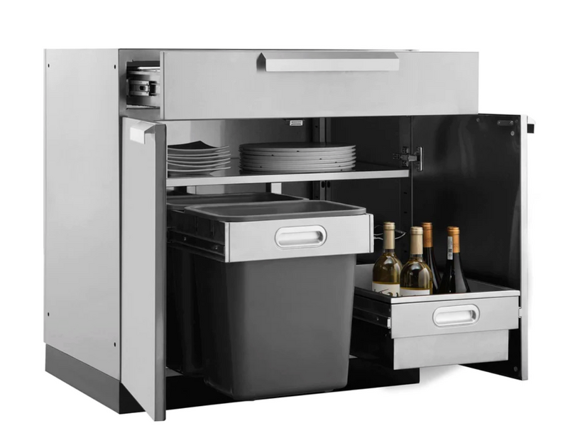 Outdoor Kitchen Stainless Steel 7 Piece Cabinet Set + Counter Top outdoor funiture New Age   