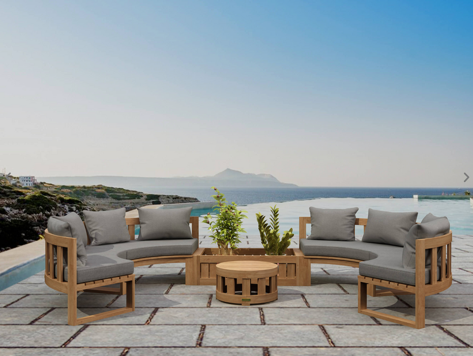 Circular Modular Deep Seating Set-809 outdoor funiture Anderson   