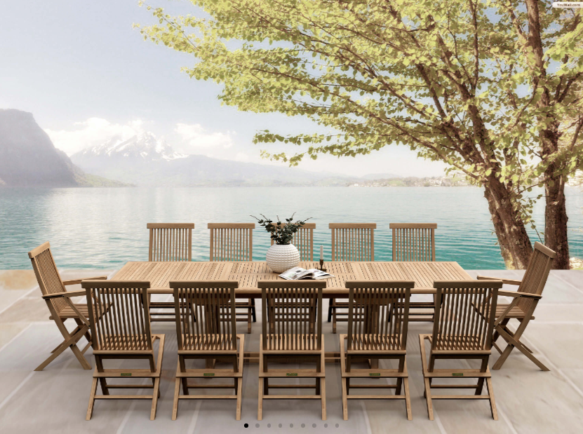 SET-32A Dining Table Set outdoor funiture Anderson   