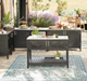 Westport Console with Beverage Tub in Aluminum Outdoor kitchens FrontGate   