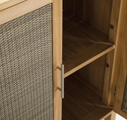 Isola 4 piece Outdoor Kitchen Collection in Natural Teak Outdoor kitchens FrontGate   