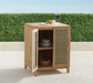 Isola 4 piece Outdoor Kitchen Collection in Natural Teak Outdoor kitchens FrontGate   