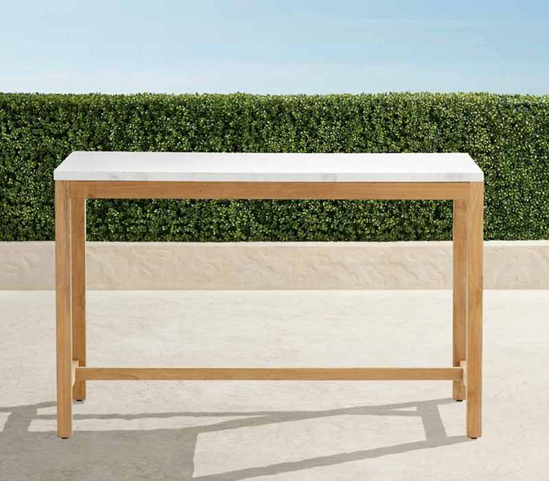 Westport Peninsula Teak Outdoor Kitchen Outdoor kitchens FrontGate   