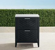 Westport Aluminum Cabinet with Two Drawers Outdoor kitchens FrontGate   