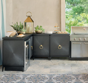 Luca Outdoor Kitchen 90 Degree Corner Outdoor kitchens FrontGate   