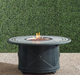 Paloma Round Custom Gas Fire Table + Fire Lid + Cover fire pit FrontGate Talia (round)  